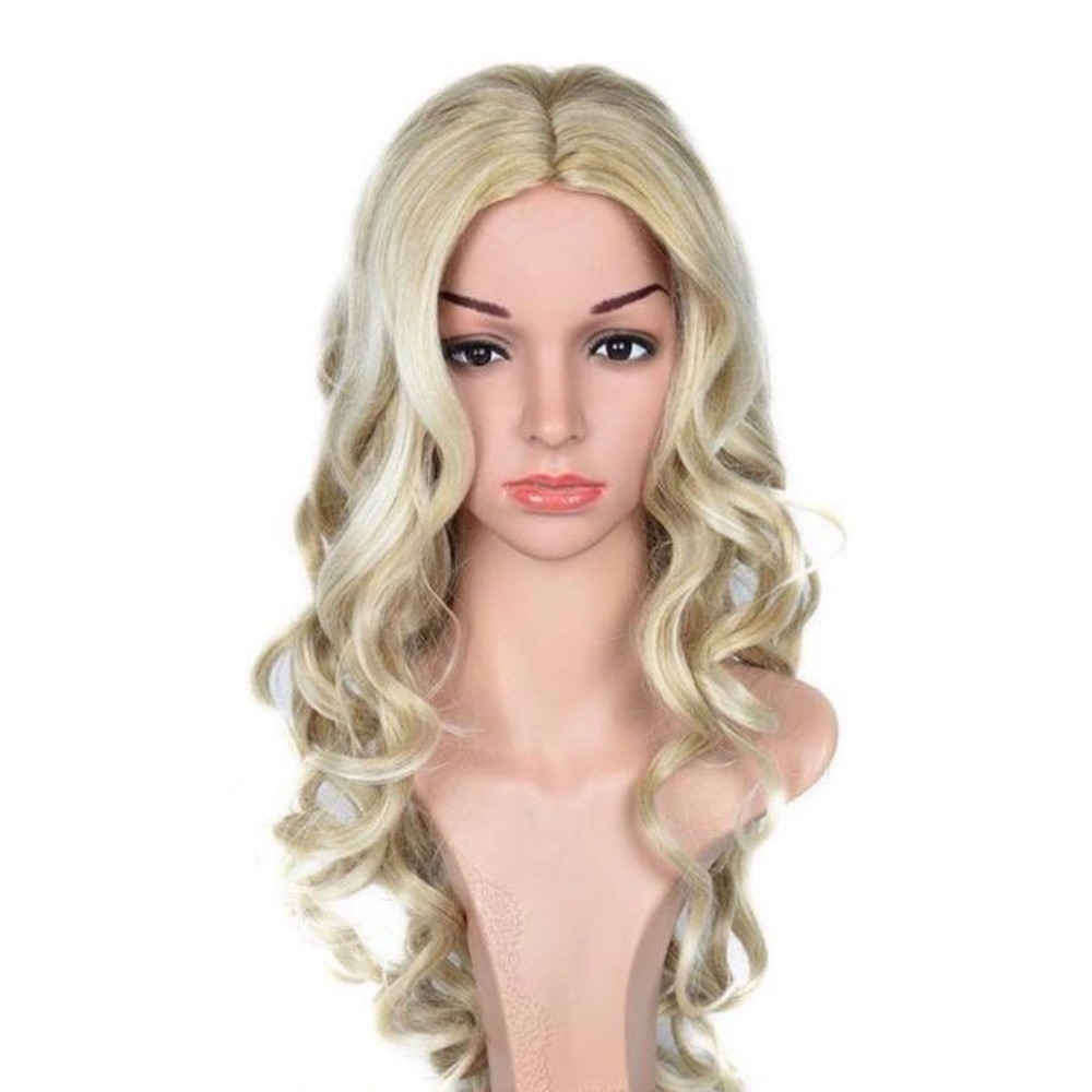 Blonde Synthetic Hair, Wave Wig